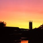 River Derwent with the Cathedral to rear at sunset