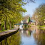 Buildings and canals in Nottingham