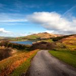 Classic british landscape at the Peak district near Manchester